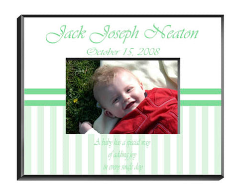 Personalized Children's Frames - Baby Green