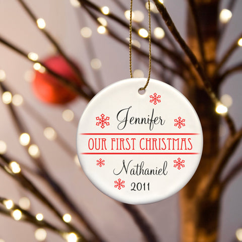 Our First Christmas Ornament - Style 1