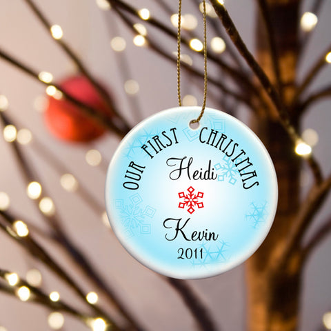 Our First Christmas Ornament - Style 7