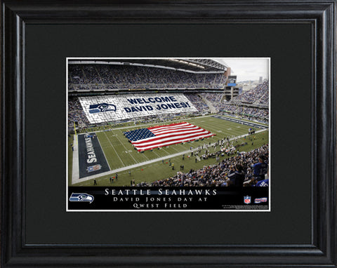 NFL Stadium Print - Sea Hawks