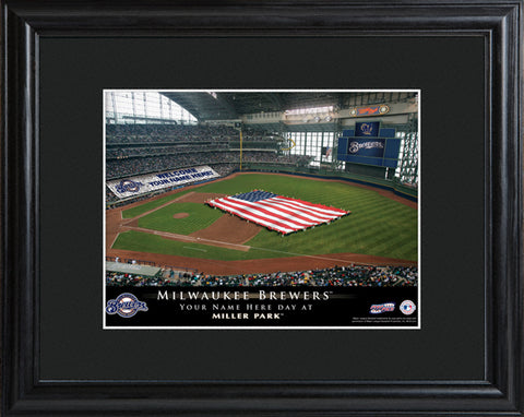 Personalized MLB Stadium Print - Brewers