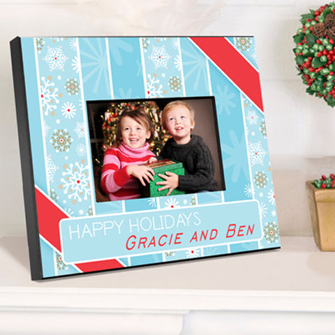 Merry Christmas Frame - Snow Flakes