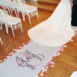 Embracing Hearts Aisle Runner