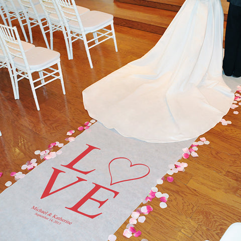 Two Hearts Aisle Runner
