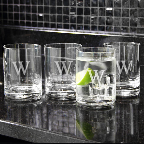 Personalized Drinking Glasses (Set of 4) - PersonalizationPop Test Store