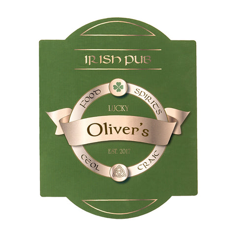 Personalized Irish Pub Sign - PersonalizationPop Test Store