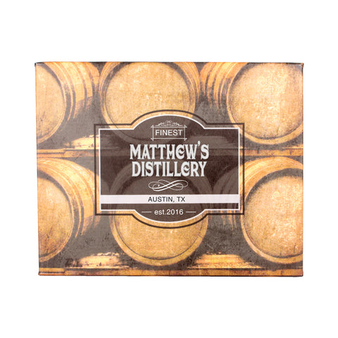 Personalized Whiskey Barrel Canvas