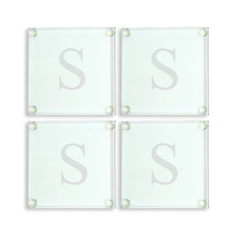 Personalized Glass Coasters(Set of 4) - PersonalizationPop Test Store