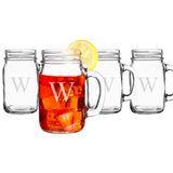 Personalized Old Fashioned Drinking Jars (Set of 4)