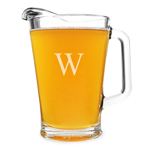 Personalized All Purpose Glass Pitcher - PersonalizationPop Test Store