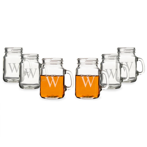 Personalized Mini Drinking Jar Shot Glasses (Set of 6) - PersonalizationPop Test Store