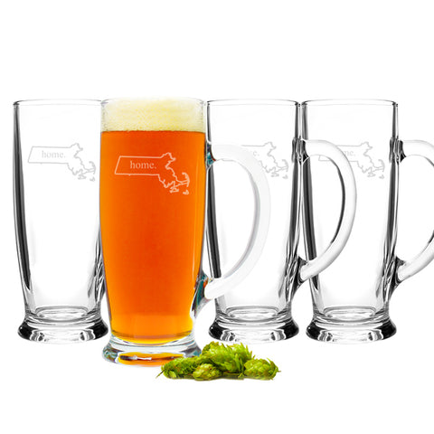 Home State Craft Beer Mugs(Set of 4)