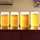 Home Brew Can Glasses (Set of 4)