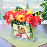 Personalized Glass Photo Vase - PersonalizationPop Test Store