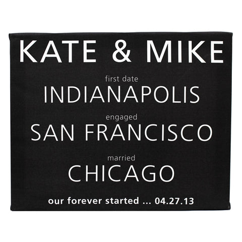 Personalized About Us Gallery Wrapped Canvas - PersonalizationPop Test Store