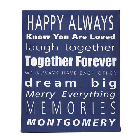 Personalized Blissful Gallery Wrapped Canvas - PersonalizationPop Test Store