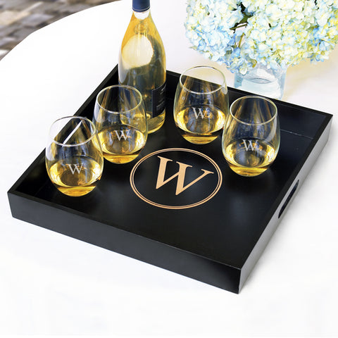Personalized 16" Wooden Serving Tray