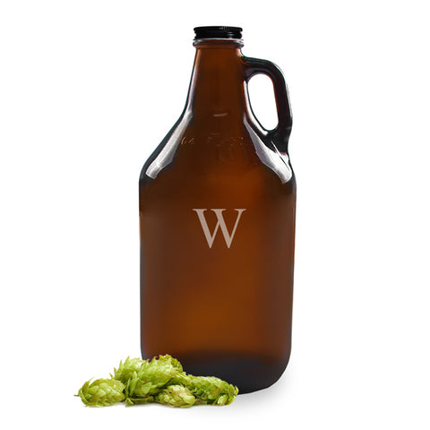 Personalized Craft Beer Amber Growler - PersonalizationPop Test Store