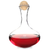 Large Personalized Wine Decanter with Birch Wood Stopper - PersonalizationPop Test Store