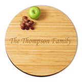 Small 9.84 in. Bamboo Lazy Susan