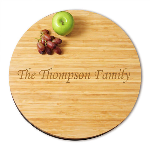 Large 16 in. Bamboo Lazy Susan