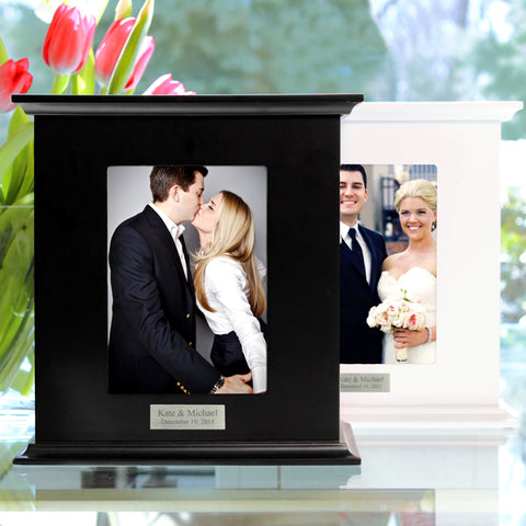 White Reception Card Holder Photo Box