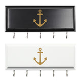 Black Anchor Hanging Key Holder - PersonalizationPop Test Store