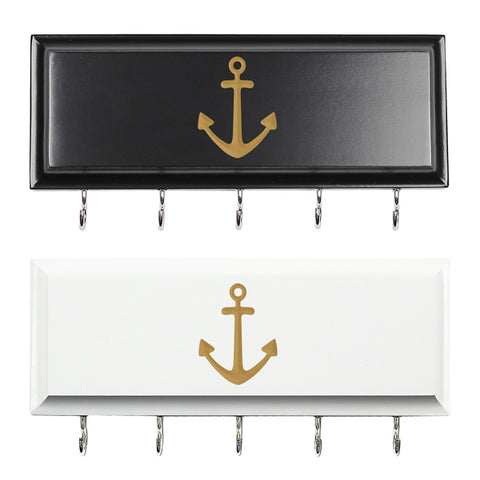 Black Anchor Hanging Key Holder - PersonalizationPop Test Store