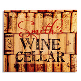 Personalized Wine Cellar Aluminum Bar Sign