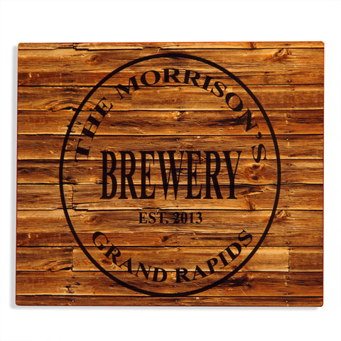 Personalized Brewery Aluminum Bar Sign - PersonalizationPop Test Store