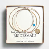 Gold w/ Caribbean Blue Crystal & Pearl Bangle Bracelets