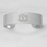 Personalized Wide Cuff Bracelet
