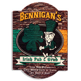 Personalized Irish Pub & Grub Bar Sign - PersonalizationPop Test Store