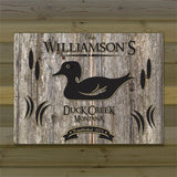 Weathered Wood Cabin Canvas Print - Wood Duck