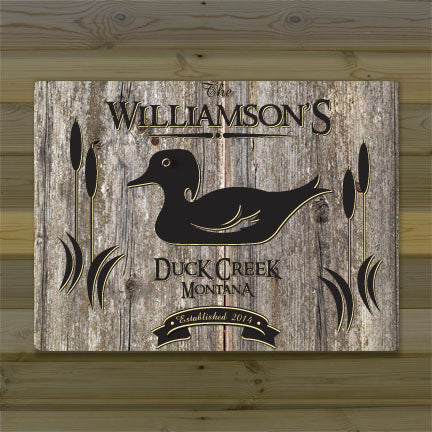 Weathered Wood Cabin Canvas Print - Wood Duck