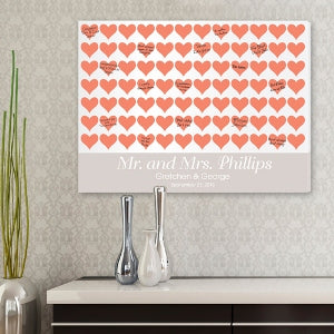 For the Love of Hearts Canvas