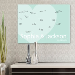 Signature Heart Canvas