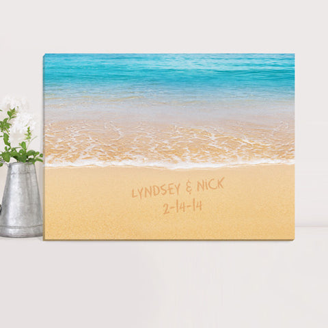 Couples Canvas Prints - Caribbean Sea