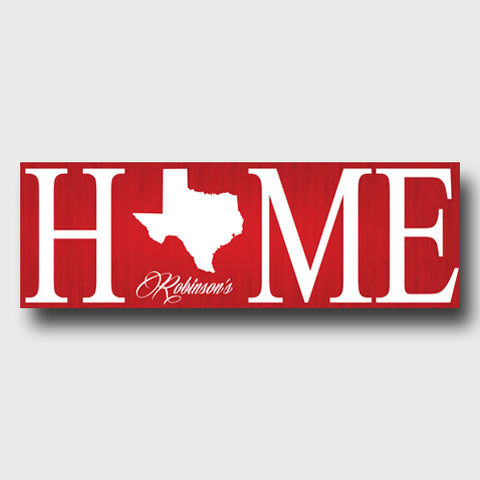Personalized Home State Canvas - PersonalizationPop Test Store