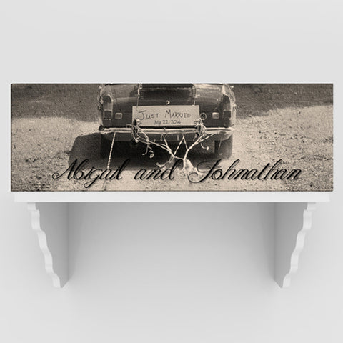 Just Married Canvas Print