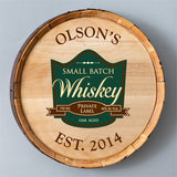 Whiskey Barrel Sign - Private Label