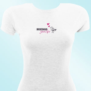 Chicks Bridesmaid TShirt - PersonalizationPop Test Store