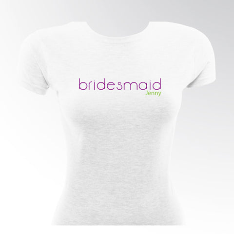 Classic Bridesmaid TShirt - PersonalizationPop Test Store