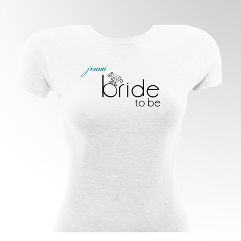 Bride to Be TShirt - PersonalizationPop Test Store