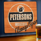 Wood Tavern and Bar Sign - Always Open