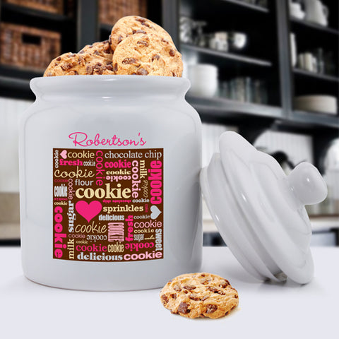 Cookie Jar -  Family Designs - Love Cookies