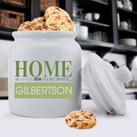 Cookie Jar -  Family Designs - Our Story Begins
