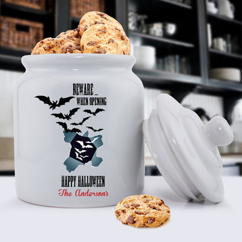 Cookie Jar Halloween Designs - Beware
