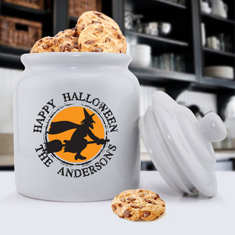 Cookie Jar Halloween Designs - Black Witch