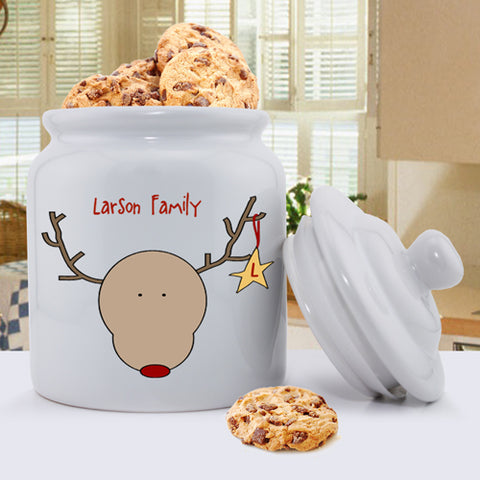 Holiday Cookie Jar Designs - Reindeer